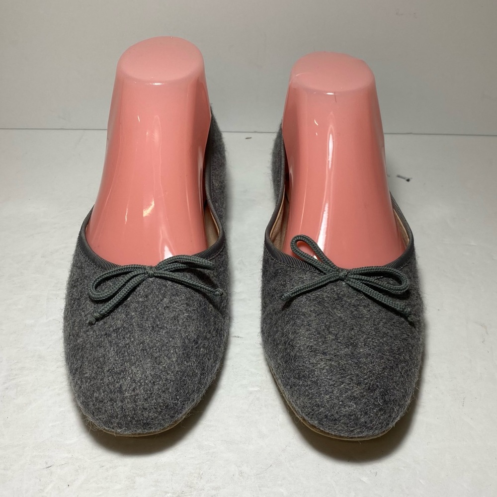 Boden Gray Women's Shoes with Bow Detail Flats Ballets Size 37.5